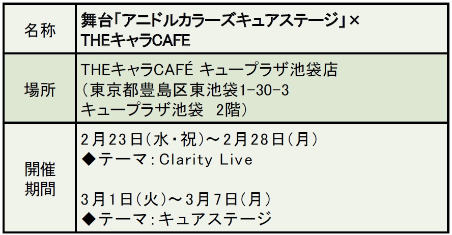 キュアステ単独公演第2弾、「Clarity Live Chapter1 -Prisoner-」上演へ イメージ画像